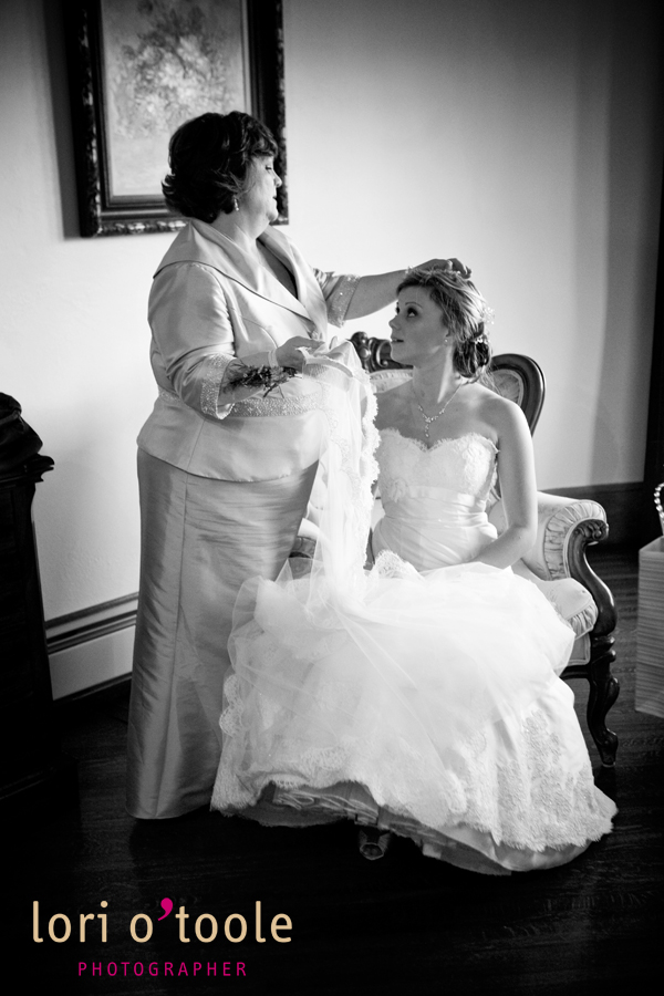 mom removing veil