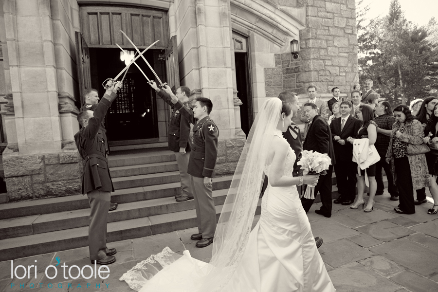 A World War II era military wedding