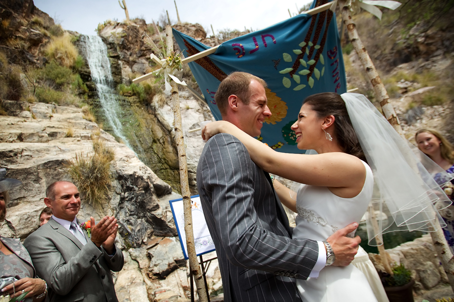 A Waterfall Wedding at Loews Ventana Canyon
