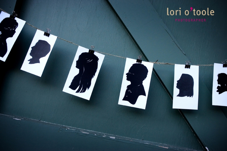 Wedding guest silouettes!