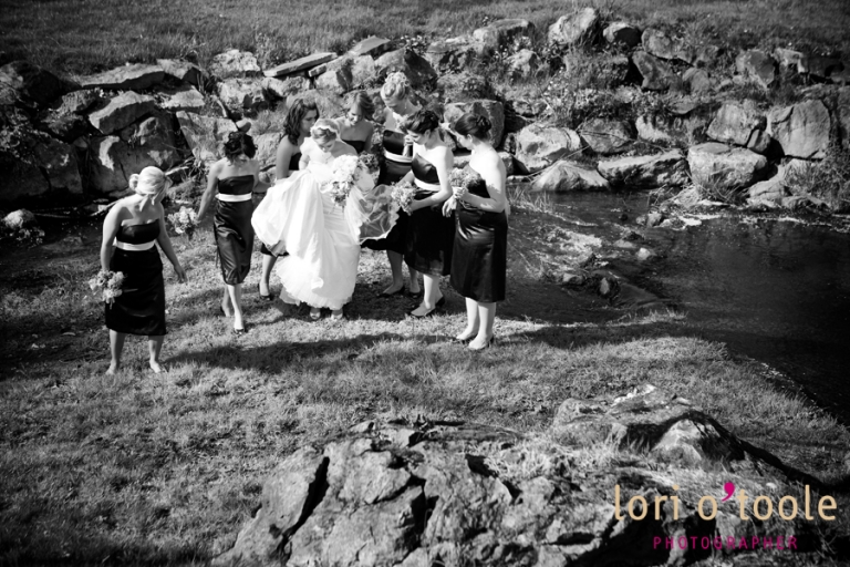 bridal party Chateau Hathorn, Warwick, New York