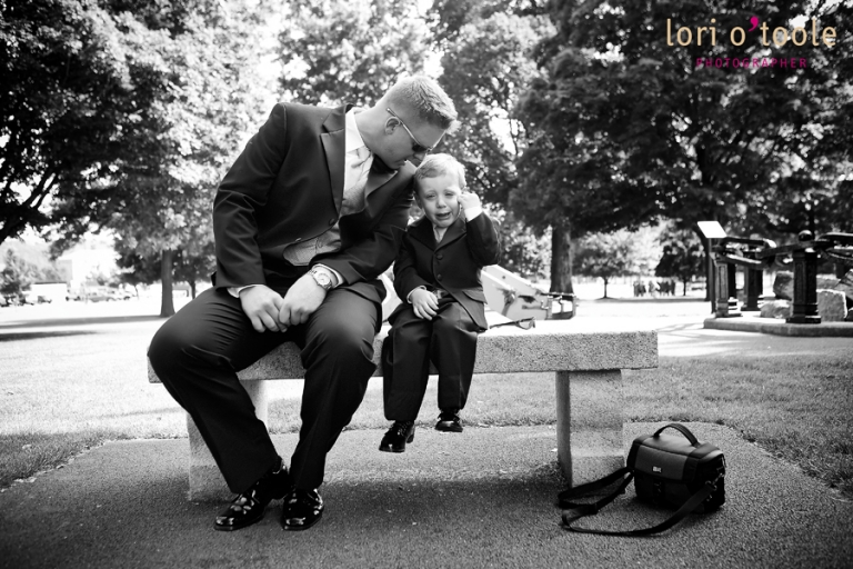 The ringbearer having a moment