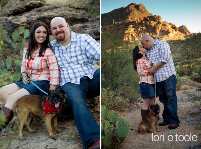 Tucson engagement photos; Lori OToole photography; Gates Pass; the Barrio