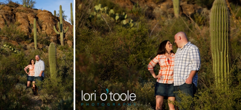 Tucson engagement photos; Lori OToole photography; Gates Pass; the Barrio