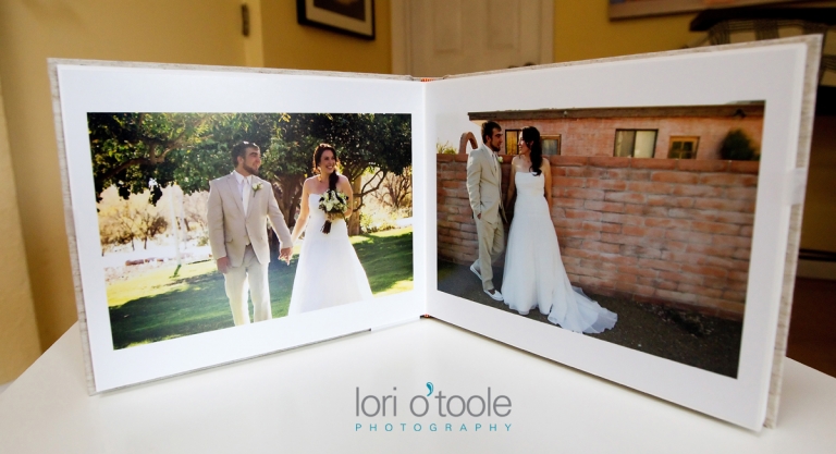 Tucson wedding album, Lori OToole photographer
