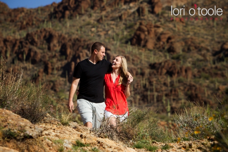 Tucson engagement photos, Gates Pass, Lori OToole, Tucson wedding