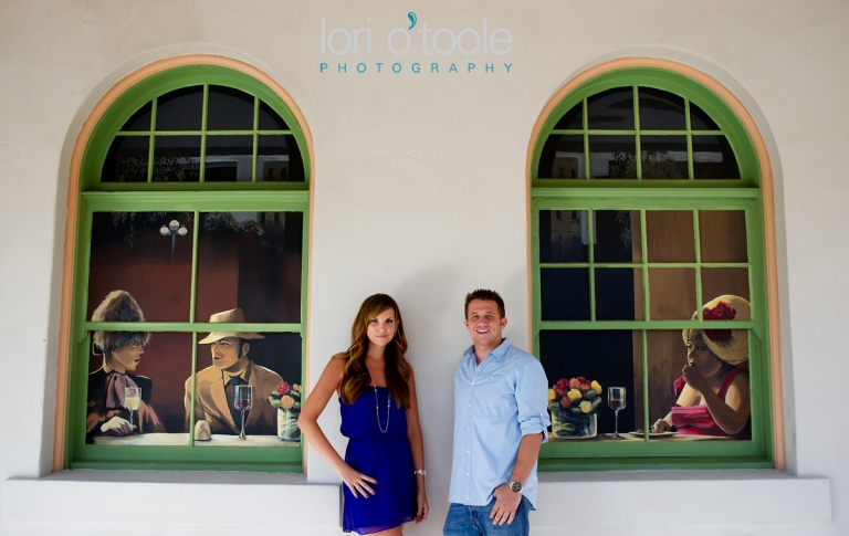 downtown Tucson engagement; Lori OToole photography;