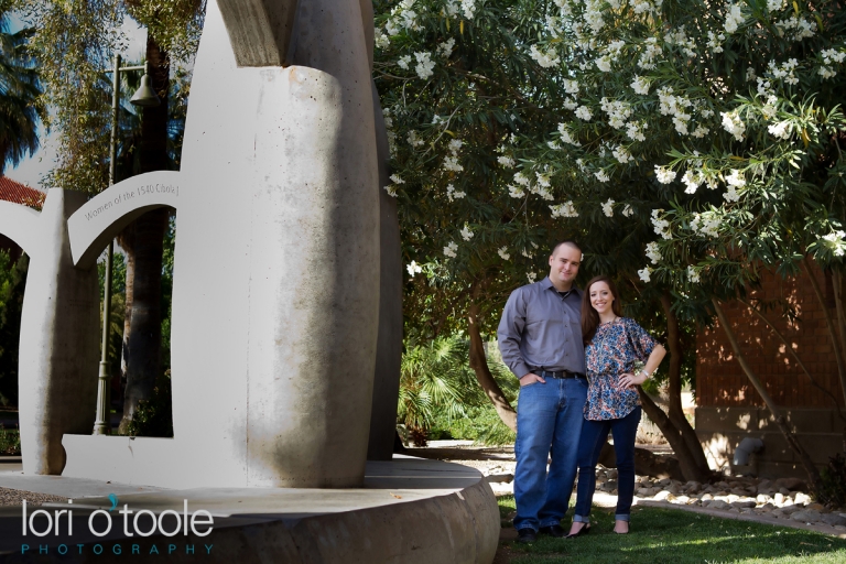 University of Arizona engagement photos; Tucson engagement photos