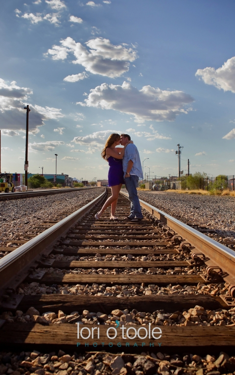 downtown Tucson engagement; Tucson engagement photography