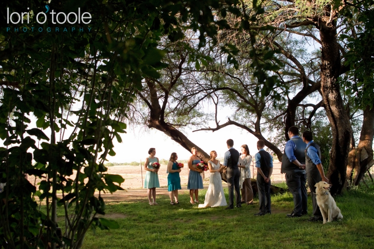 Agua Linda Farm wedding, Tucson wedding photography, Agua Linda wedding ceremony