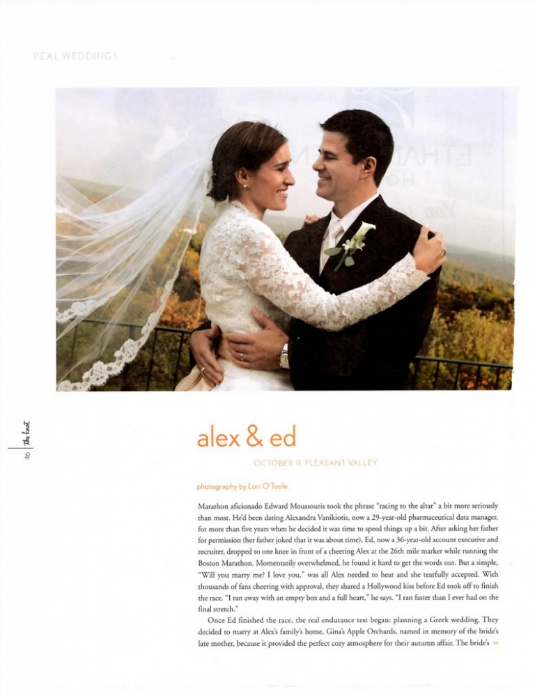 Knot Real Wedding; Lori OToole Photography