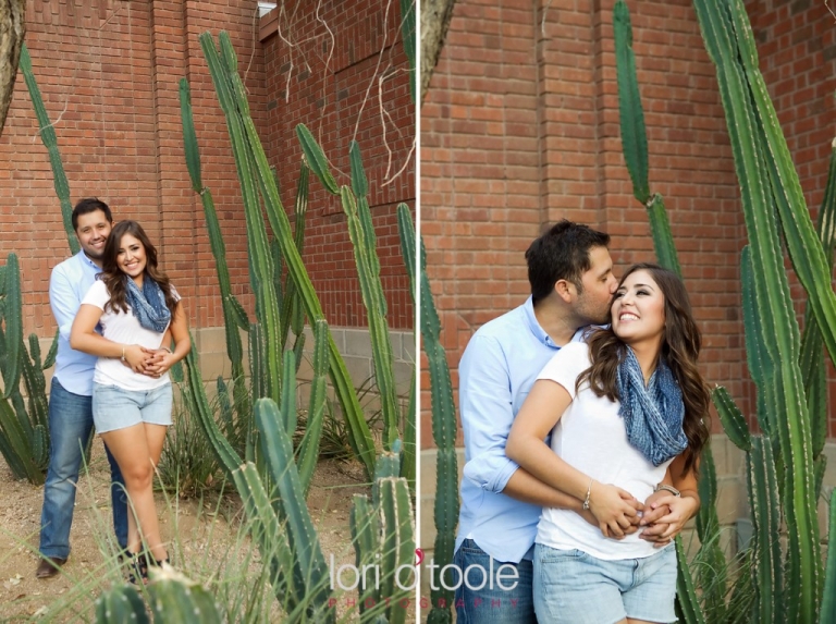 University of Arizona engagement; Tucson engagement photography; Lori OToole photography
