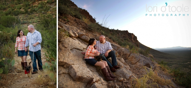 Anita and Jacob; Tucson engagement photos; Lori OToole photographer