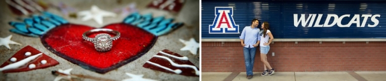 University of Arizona engagement; Tucson engagement photography; Lori OToole photography
