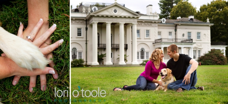 Hudson Valley engagement photos; Bard College wedding; Lori OToole Photography