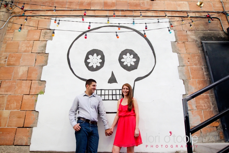 Engagement photos in downtown Tucson, Lori OToole Photography