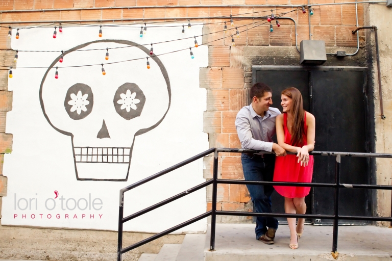 Engagement photos in downtown Tucson, Lori OToole Photography