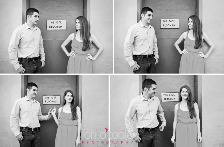Engagment photos in Tucson, Hotel Congress photos, Lori OToole Photography