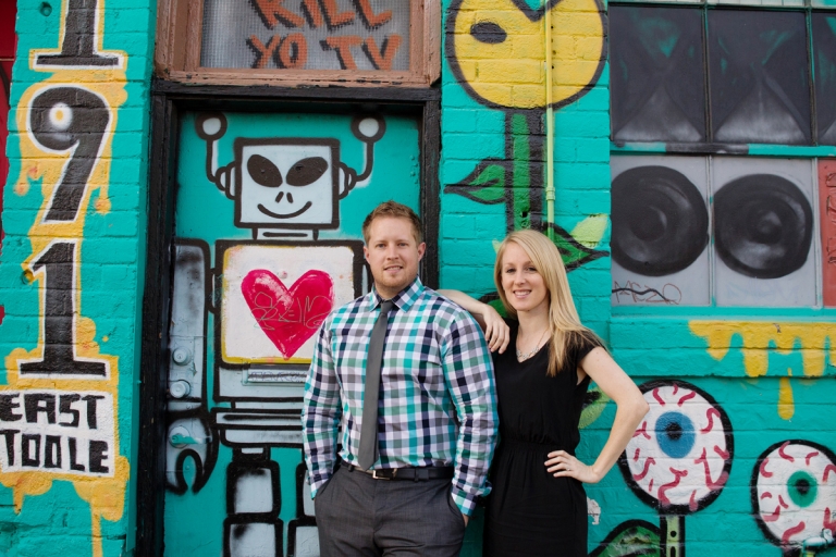 downtown Tucson engagement; Sam and Kris; Lori OToole Photography
