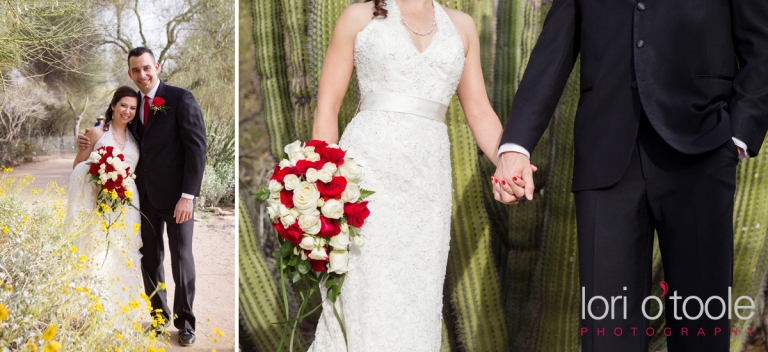 Tohono Chul wedding; Tohono Chul gardens; Victoria and Tim; Lori OToole photography