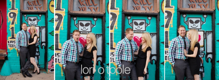 downtown Tucson engagement; Sam and Kris; Lori OToole Photography