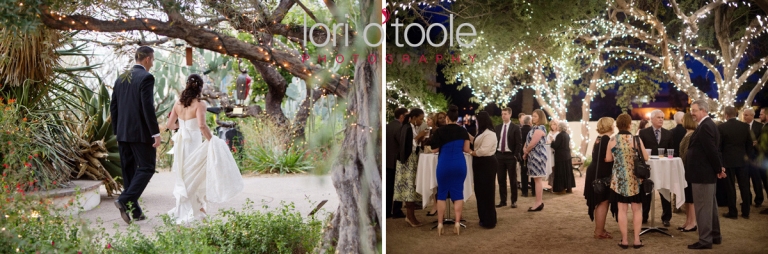 Tohono Chul wedding; Tohono Chul gardens; Victoria and Tim