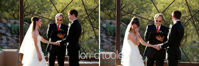 Megan and Carson; Lori OToole photography; Kartchner Caverns wedding