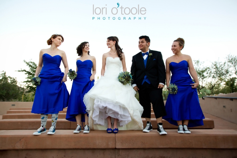 Megan and Carson; Lori OToole photography; Kartchner Caverns wedding