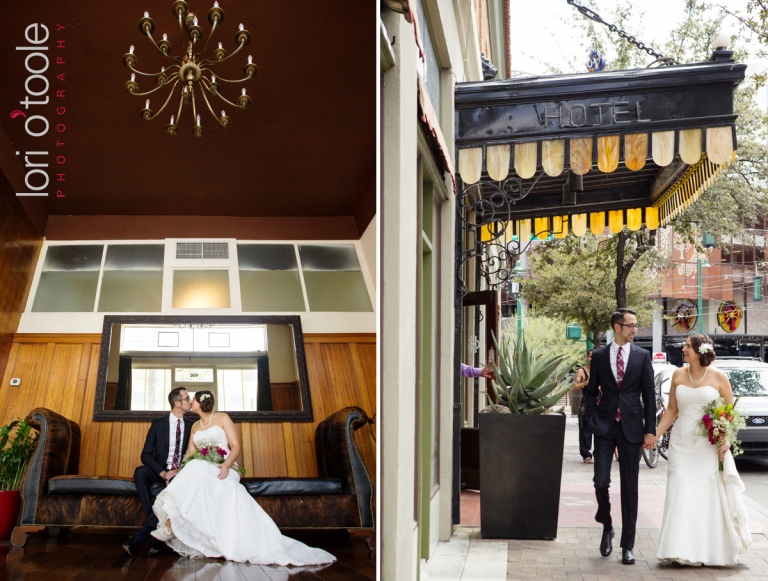 Hotel Congress Wedding; Lori OToole Photography; downtown Tucson wedding