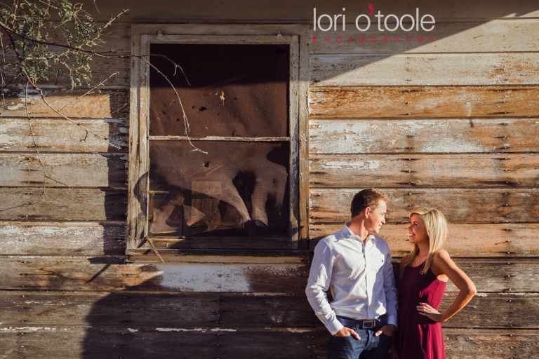 Taylor and Sean; Tucson engagement photos; Tucson ranch; Lori OToole Photography