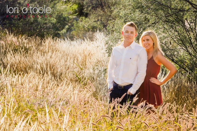 Taylor and Sean; Tucson engagement photos; Tucson ranch; Lori OToole Photography