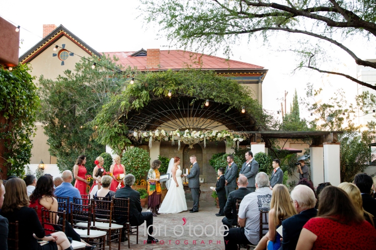 Jamie and Lance; Wedding at Stillwell House Tucson; Wedding Photographer Tucson; Lori OToole Photography