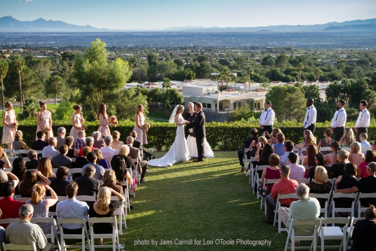 Sam and Kris wedding; Skyline Country Club wedding: Tucson wedding photographer Lori OToole