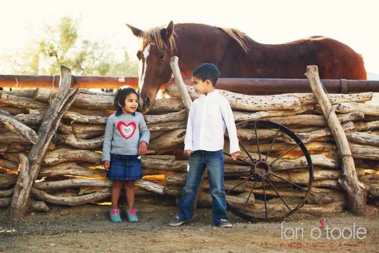 Tanque Verde Guest Ranch; family photo session: Lori OToole Photography