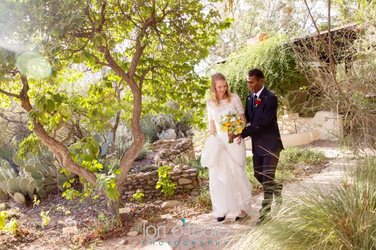 Tohono Chul Park Wedding; Kristen and Jagen; Lori OToole Photography