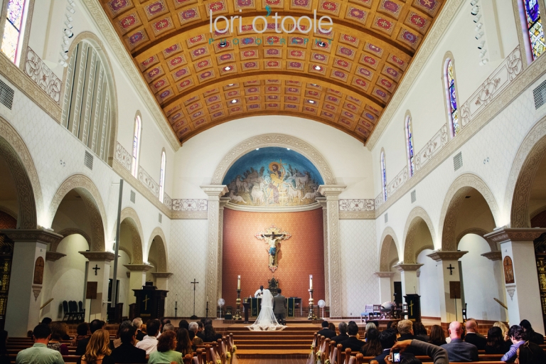Temple of Music and Art wedding; Liz and Andre; St Augustine Cathedral Tucson; Lori OToole Photography