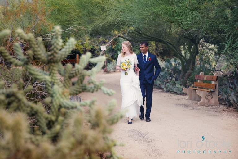 Tohono Chul Park Wedding; Kristen and Jagen; Lori OToole Photography