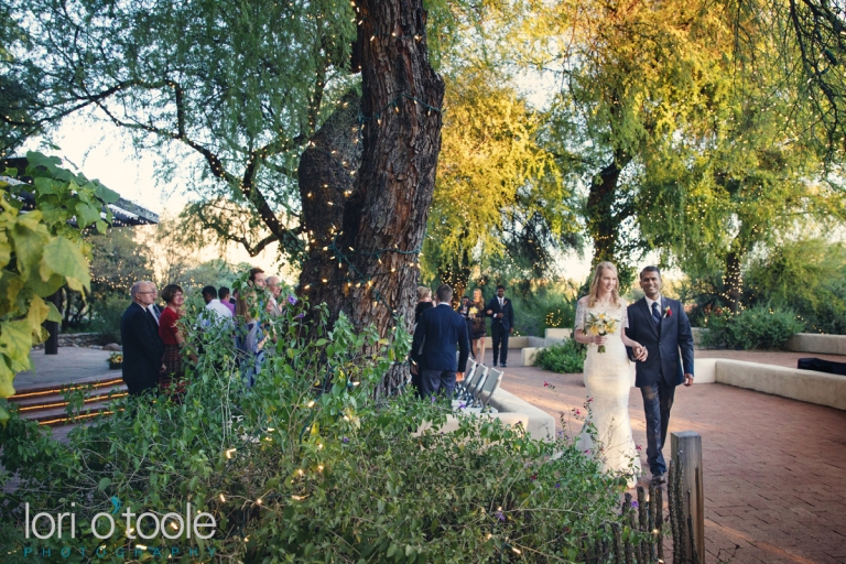Tohono Chul Park Wedding; Kristen and Jagen; Lori OToole Photography