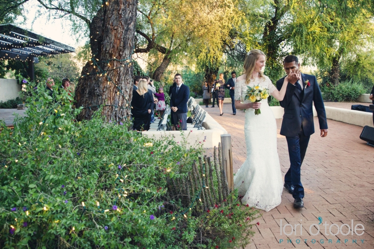 Tohono Chul Park Wedding; Kristen and Jagen; Lori OToole Photography