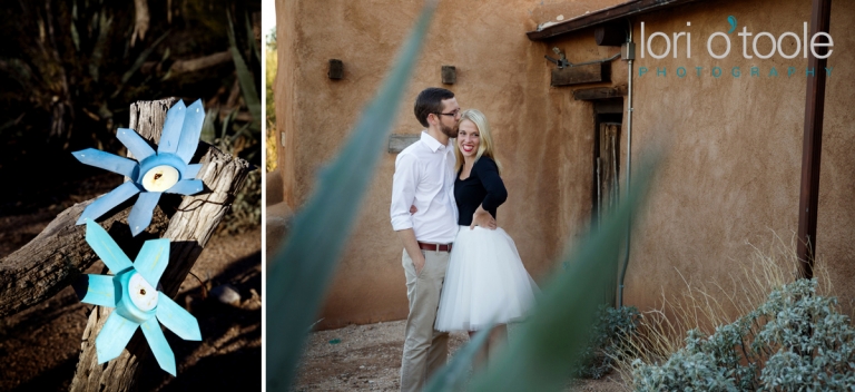 Tucson engagement photos; DeGrazia Gallery in the Sun; Lori OToole Photography
