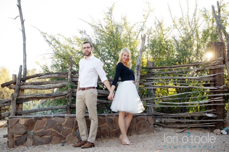 Tucson engagement photos; DeGrazia Gallery in the Sun; Lori OToole Photography