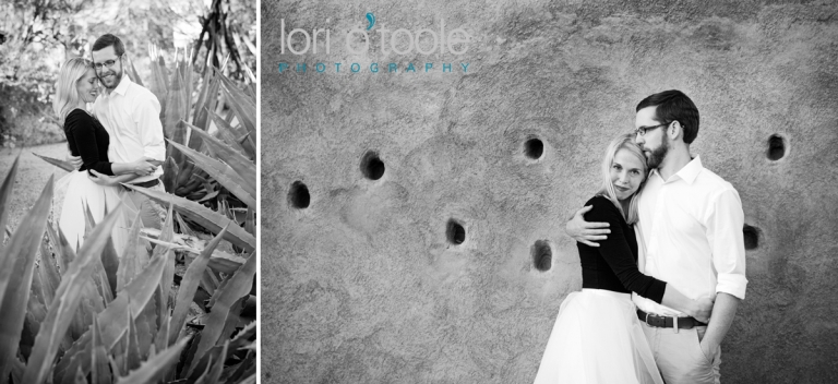 Tucson engagement photos; DeGrazia Gallery in the Sun; Lori OToole Photography