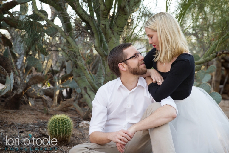 Tucson engagement photos; DeGrazia Gallery in the Sun; Lori OToole Photography