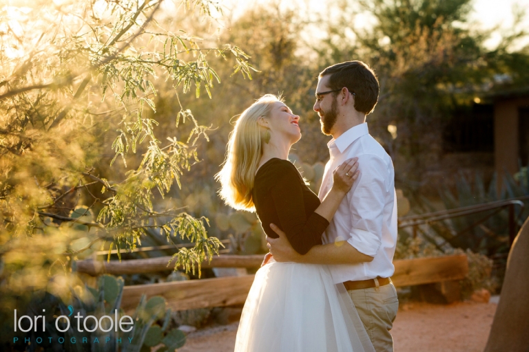 Tucson engagement photos; DeGrazia Gallery in the Sun; Lori OToole Photography