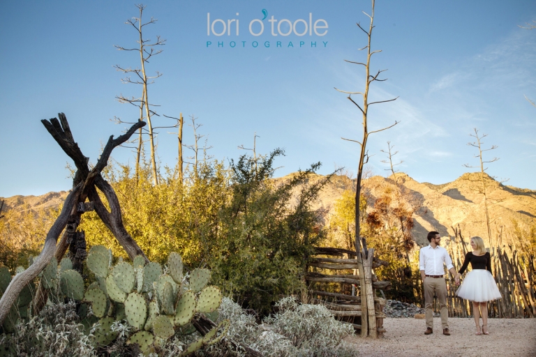 Tucson engagement photos; DeGrazia Gallery in the Sun; Lori OToole Photography