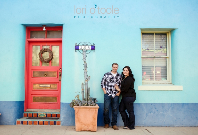 Haley and Justin; Tucson engagement photos; Barrio Tucson; Lori OToole Photography