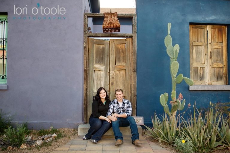 Haley and Justin; Tucson engagement photos; Barrio Tucson; Lori OToole Photography