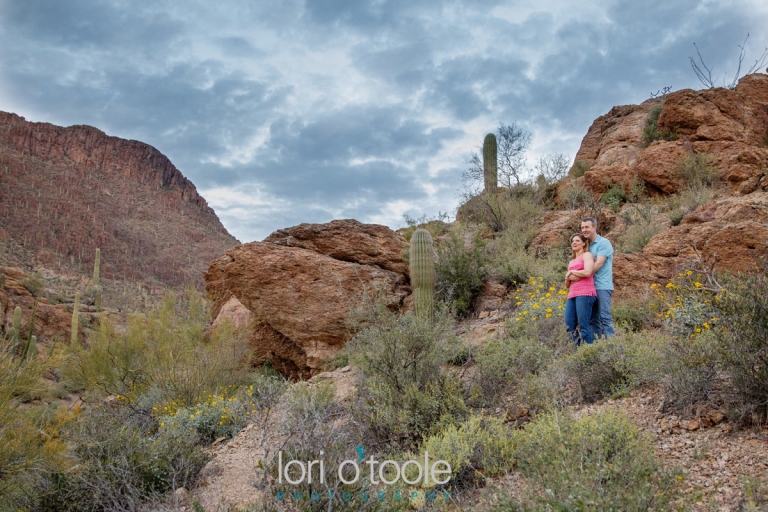 Tucson engagement photos; desert engagement photos; Lori OToole Photography