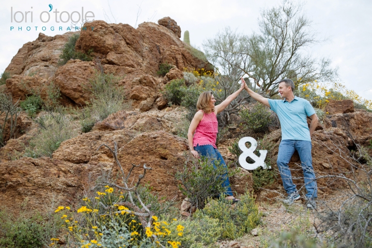 Tucson engagement photos; desert engagement photos; Lori OToole Photography