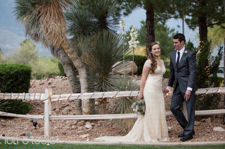Tohono Chul Park wedding; Ally and Alex; Lori OToole Photography